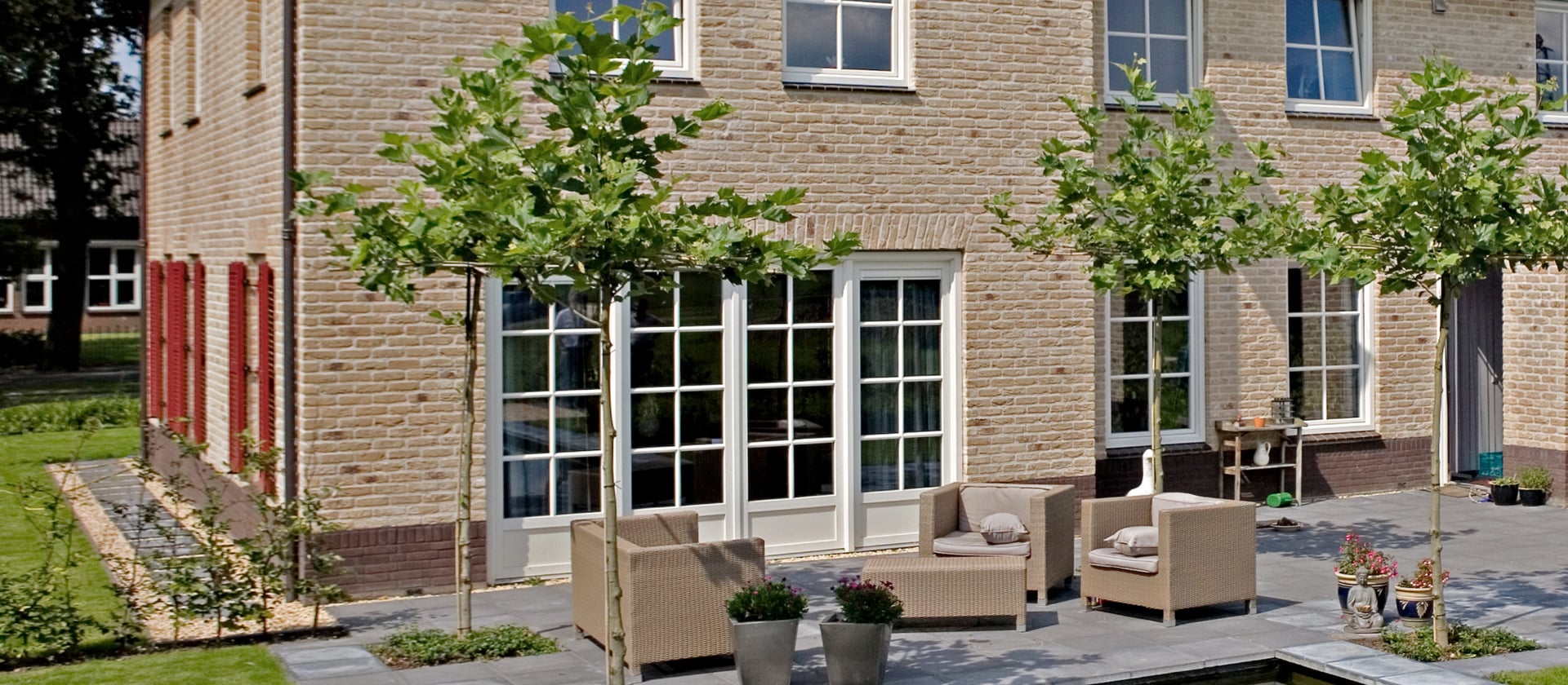 Windows and doors made of PVC