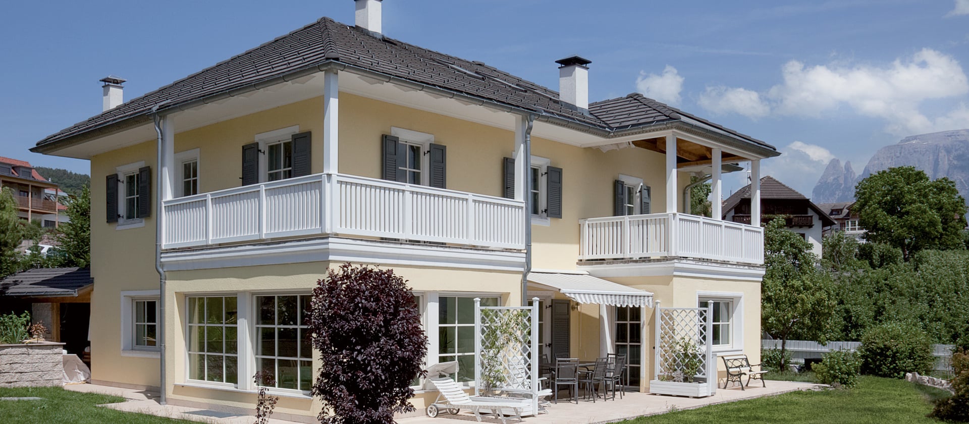 Windows and doors made of PVC