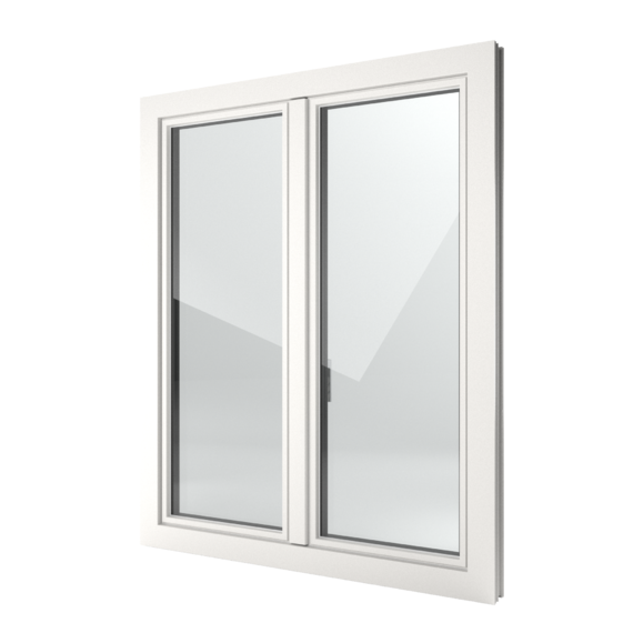 FIN-Window Slim-line 77 PVC-PVC