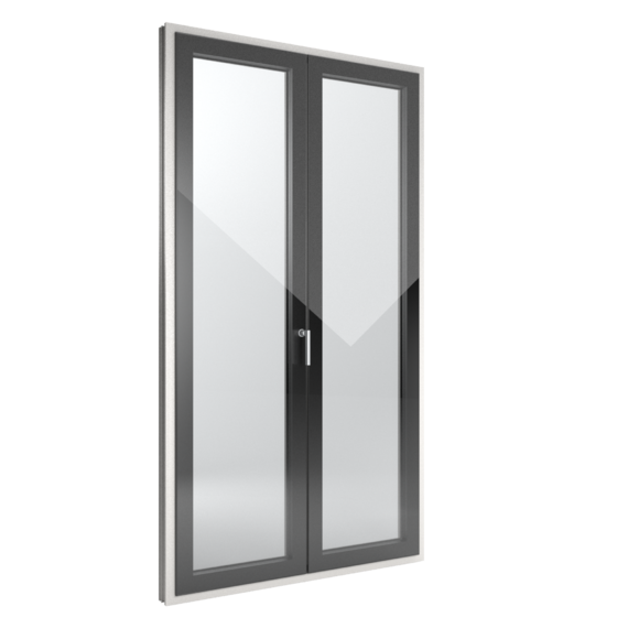 FIN-Window Slim-line Cristal 77 PVC-PVC