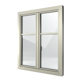 FIN-Window Slim-line 77+8 aluminium-PVC