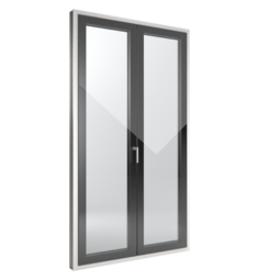 FIN-Window Slim-line Cristal 90 PVC-PVC