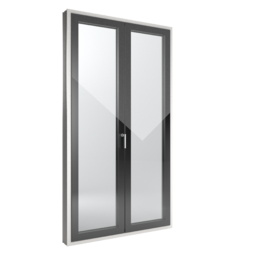 FIN-Window Slim-line Cristal 124