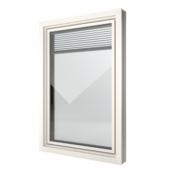 FIN-Window Slim-line Twin 124 Kunststoff-Kunststoff