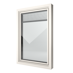 FIN-Window Slim-line Twin 124 PVC-PVC