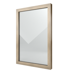 FIN-Window Elemento fijo 77+8 Aluminio-PVC