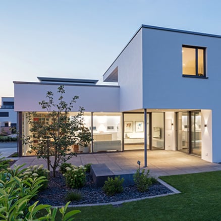 Vivenda unifamiliar na região do Reno-Meno