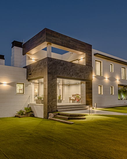 Nieuwbouw in de bergen van Madrid