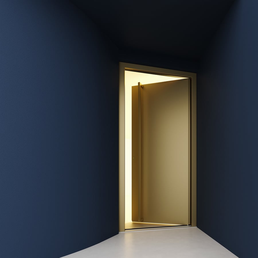 A gama de portas de entrada Finstral.