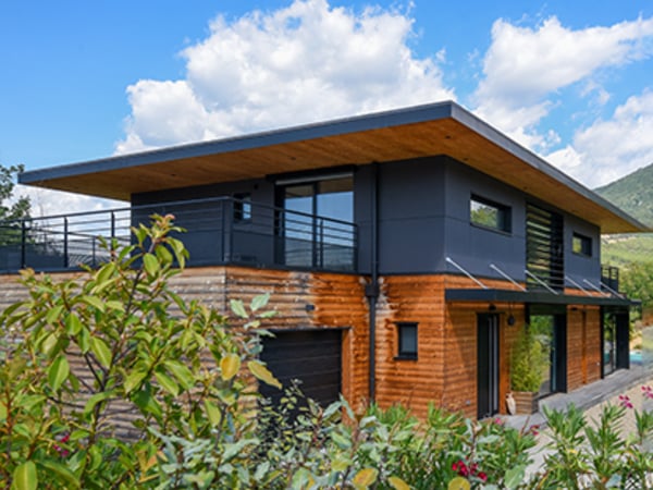 Wooden house in the South of France