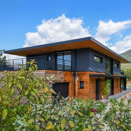 Casa de madera en el sur de Francia