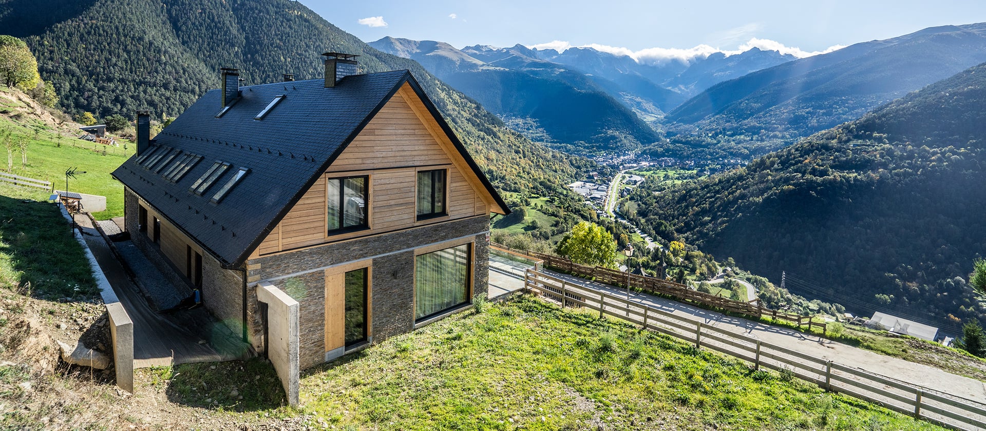 Nieuwbouw in het hart van de Pyreneeën