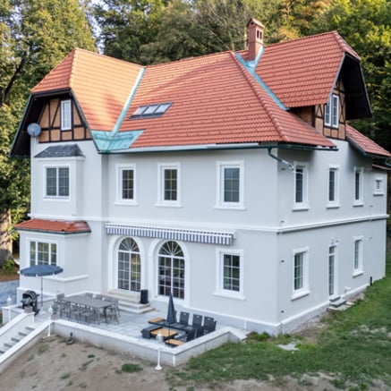 Raamvervanging bij villa in Karinthië