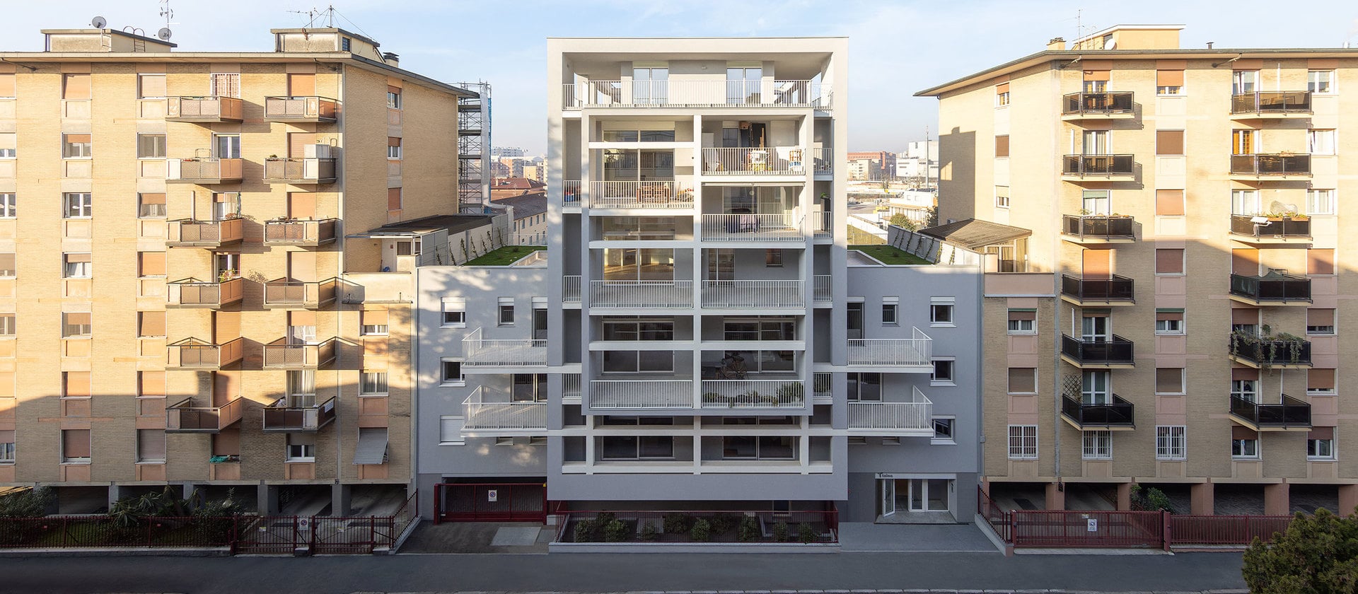 Nuevo complejo residencial en Milán