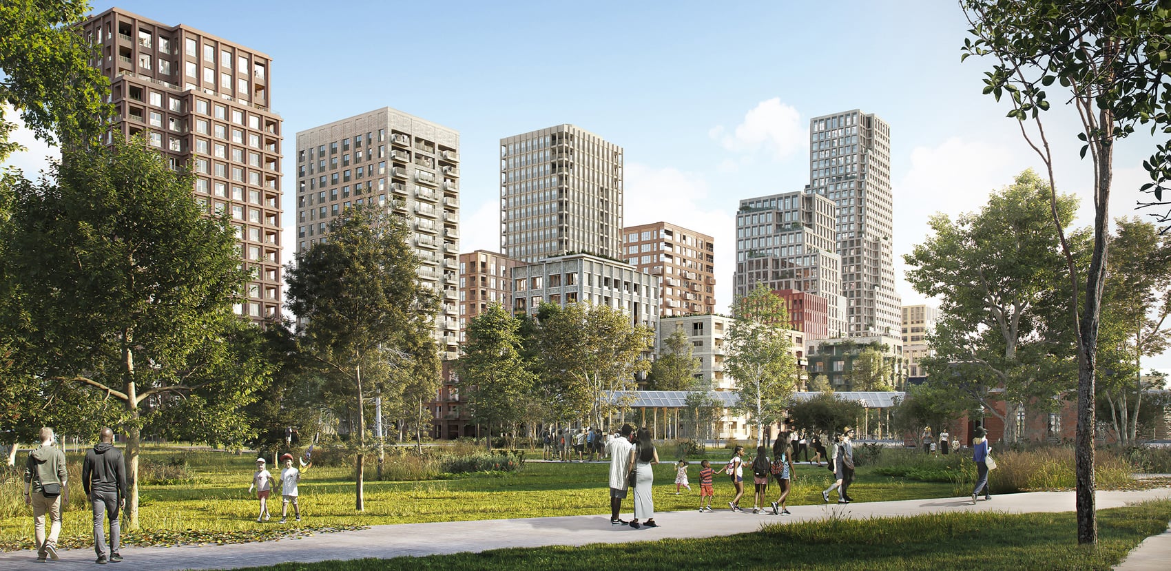 Reframe the building.