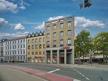 Gebouwencomplex in centrum Erlangen