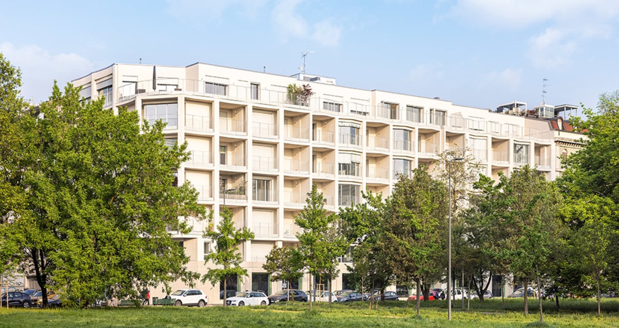 Zona residencial, Milán